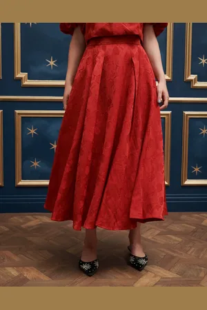 Sister Jane Jacquard midi skirt co-ord in