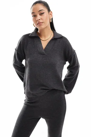 VERO MODA Mix and match supersoft polo top in melange