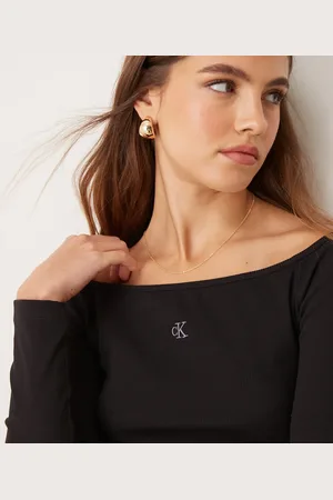Calvin Klein Off shoulder top in - ASOS Exclusive