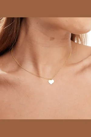 Kingsley Ryan Heart pendant necklace in plated