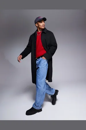 ASOS Wool look car coat in