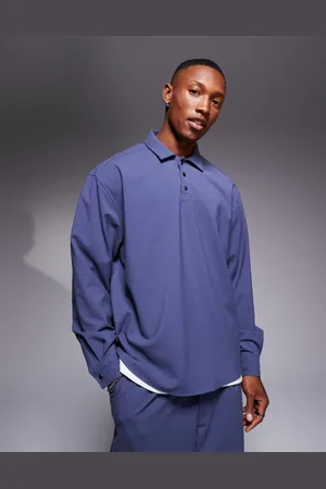 ASOS Co-ord oversized overhead polo shirt in
