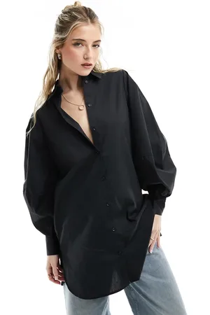 In wear InWear oversized volume sleeve shirt in