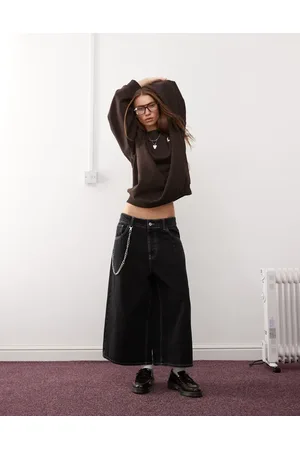 COLLUSION Denim culotte in