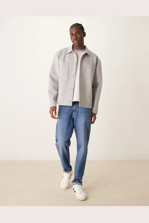 ASOS Oversized scuba shacket in marl