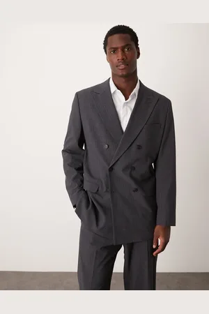 SELECTED Oversized suit jacket in pin stripe