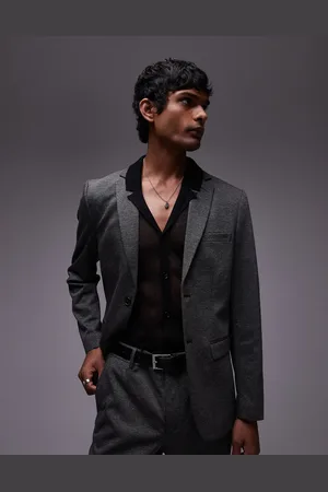 SELECTED Noah slim fit jersey suit blazer in dark