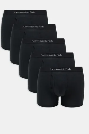Abercrombie & Fitch 5 pack contrast logo trunks in