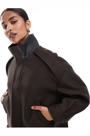 SCALPERS Choussy Jacket In Browncheck