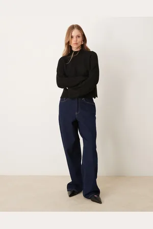 JDY High neck jumper with side slit in