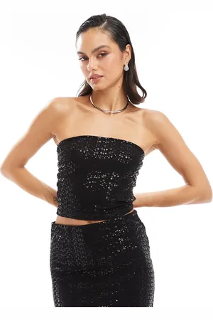 Pieces® Sequin bandeau mix & match set in