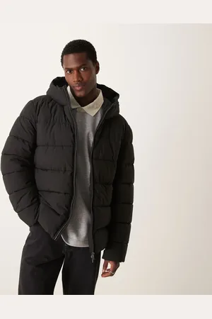 MANGO Technology hooded puffer jacket in