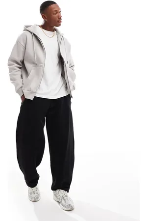 Bershka Washed zip through hoodie tracksuit in