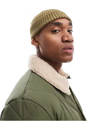 ASOS Contrast rib beanie in