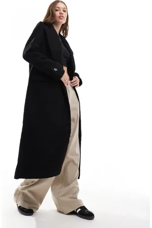 Pretty Lavish Boxy felted coat in marl