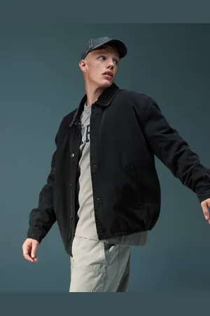 ASOS Oversized harrington jacket in wash