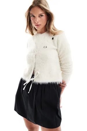 Fred Perry X Amy Winehouse fluffy cardigan in