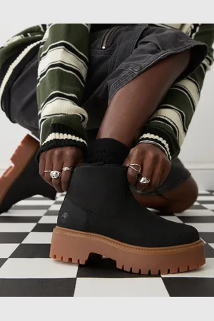 Timberland Stone Street elevated lined chelsea boots in nubuck