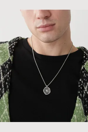 FADED FUTURE Compass pendant necklace in