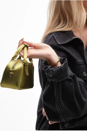 MANGO Mini shiny handbag in
