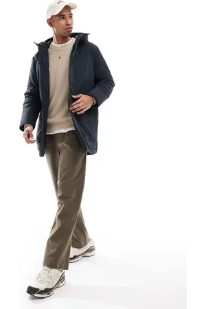 Only & Sons Water repellent hooded parker in