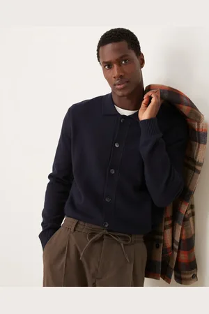 MANGO Knitted button down cardigan in