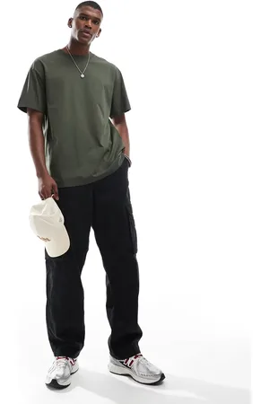 Weekday Oversized t-shirt in khaki