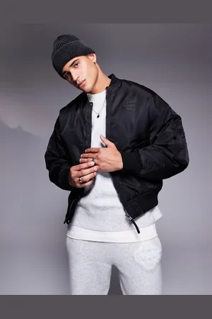 The Couture Club Oversized emblem bomber jacket in