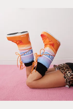 Moon Boot Moonboot Icon high in orange and blue