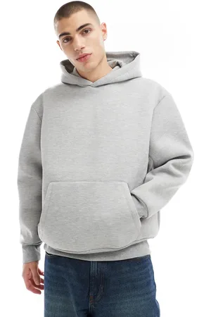 ASOS Heavyweight oversized scuba hoodie in marl