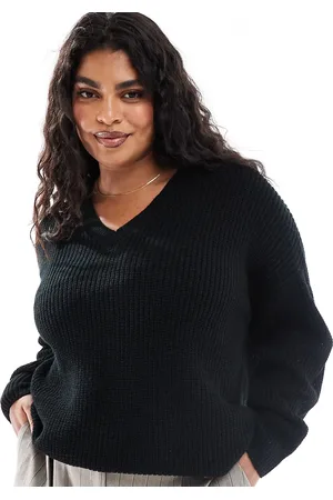Yours Exclusive v-neck jumper in