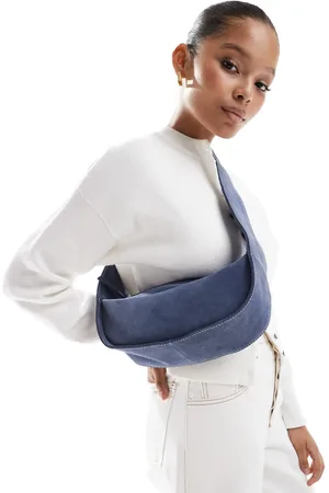 ASOS Suede sling crossbody bag in