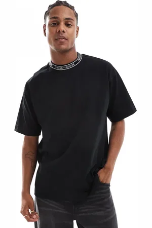The Couture Club T-shirt with jacquard collar in