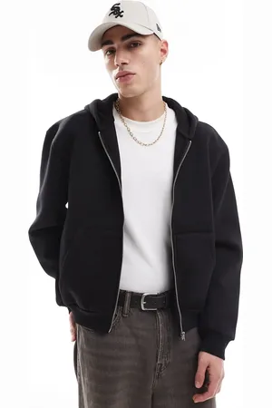 ASOS Heavyweight boxy oversized scuba hoodie in