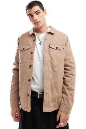 French Connection French Connection utility jacket with pockets in camel