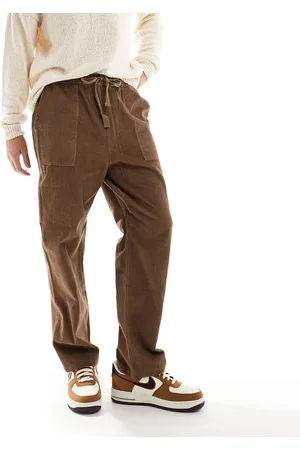 Parlez Elasticated waist cord trousers in