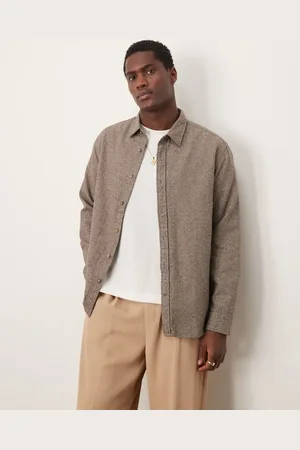 SELECTED Oversized flannel shirt in