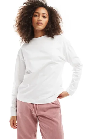 Pull&Bear Long sleeve oversized t-shirt in
