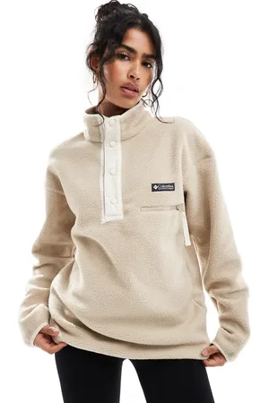 Columbia Helvetia 1/2 snap fleece in beige