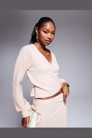 Kaiia Wrap tie side cardigan co-ord in