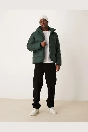 Calvin Klein Hooded quilt puffer jacket in mid
