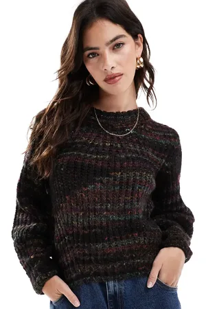 ONLY Space dye knitted jumper in multi