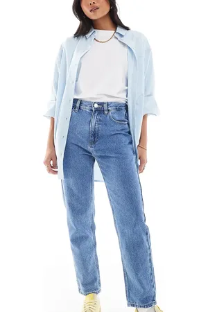 Pull&Bear Petite mom jeans in medium