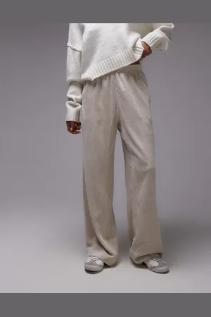Topshop Cord jogger in ecru