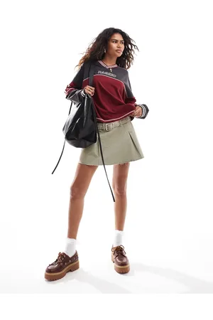 The Ragged Priest Oversized double layer long sleeve t-shirt in