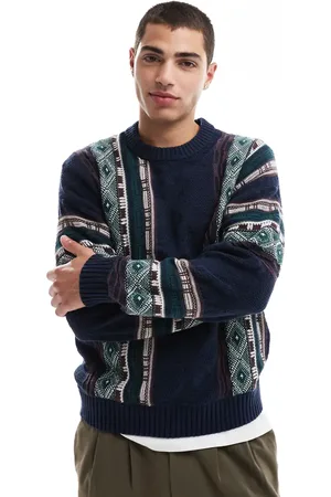 Hollister Vintage pattern jumper in multi