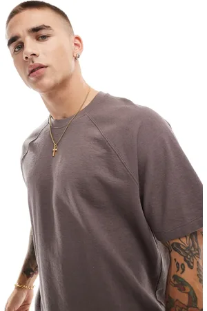 New Look Textured t-shirt in washed