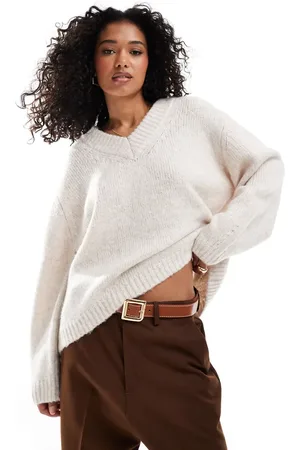 ASOS V neck oversized jumper in