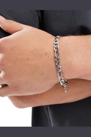 FADED FUTURE Statement figaro chain bracelet in
