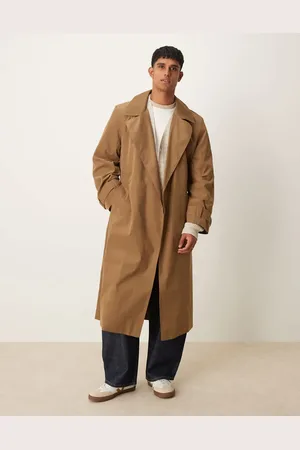 ASOS Trench coat with belt in camel